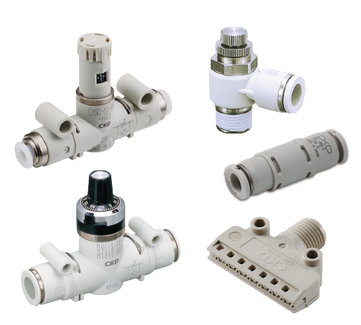 Speed control valves, check valves, auxiliary components SUN ING CO., LTD. CKD Distributor